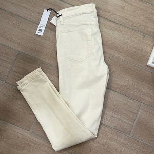 High-waisted Joe’s skinny jeans